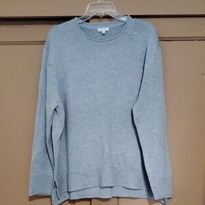 Ella Moss Heather Gray Knit Top